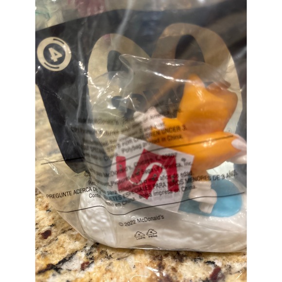 McDonalds Sonic the Hedgehog 2 Tails Toy #4 2022 NIP Kids Meal Prize - Picture 3 of 3